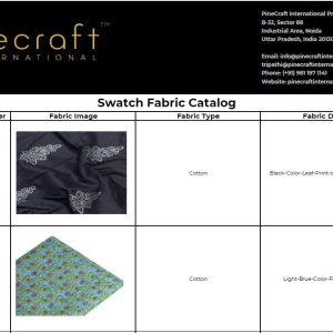 Fabric Swatch Catalog